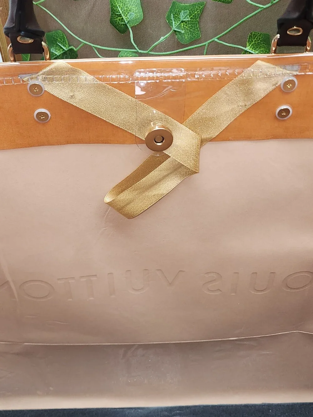 Authentic Louis Vuitton Shopping Bag In PVC Tote - Picture 11 of 12